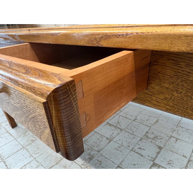 Mid-Century Modern Taper Leg Dining Table, 1930s For Sale - Image 6 of 9