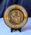1970s Art Deco Egyptian Revival Wall Art Set of 3 Brass Plates Egypt Hieroglyphics African Ancient Civilization Decor Dark Academia Library For Sale - Image 5 of 7