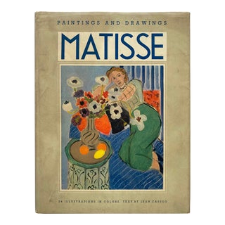 Henri Matisse " Paintings and Drawings " Vintage 1939 1st Edition Fine Art Lithograph Print French Modern Art Hardcover Book For Sale