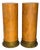 Pair of 18c Style Trompe l'Oeil Painted Faux Marble & Gilt Bronze Columns For Sale