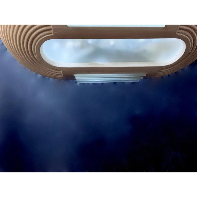 Mid-Century Modern Vintage Plaster Ceiling Lamp, 1940s For Sale - Image 3 of 8