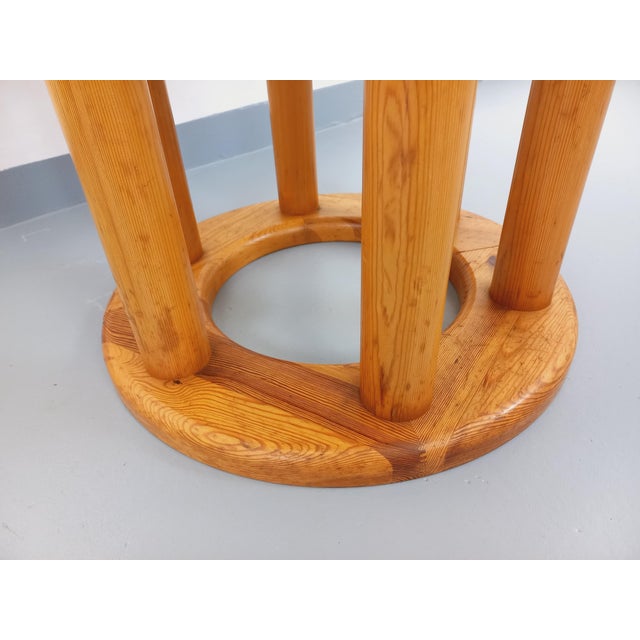 Vintage Scandinavian Round Dining Table by Rainer Daumiller, 1960s For Sale - Image 9 of 18