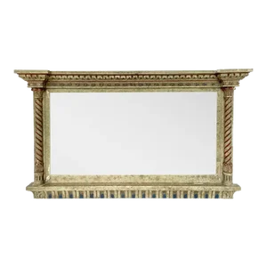 19th Century Venetian Polychrome Tabernacle Frame as Mirror