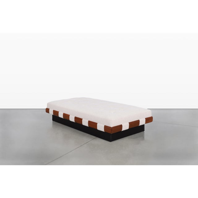 Mid-Century Modern Walnut Daybed / Bench by Adrian Pearsall, 1960s For Sale - Image 9 of 13