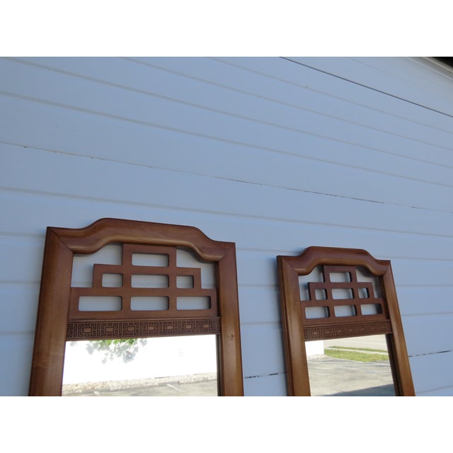 Henry Link Hollywood Regency Wall Bathroom Vanity Mirrors a Pair 6408 For Sale - Image 9 of 13