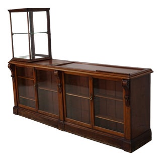19th Century Victorian English Apothecary Shop Counter For Sale