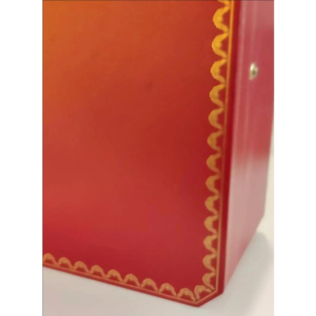 Late 20th Century Huge Authentic Cartier Red Presentation Box For Sale - Image 12 of 17