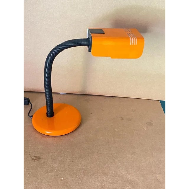 Metal Space Age Table Lamp from Targetti, Italy, 1970s For Sale - Image 7 of 8