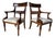 Vintage Neoclassical George Jacob-Style Carved Wood Armchairs – A Pair For Sale