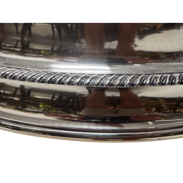 19th Century Huge Antique Sheffield English Silver Plate Food Dome Cloche For Sale - Image 5 of 6