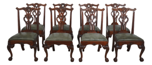 Set of 8 Henredon Mahogany Dining Chairs