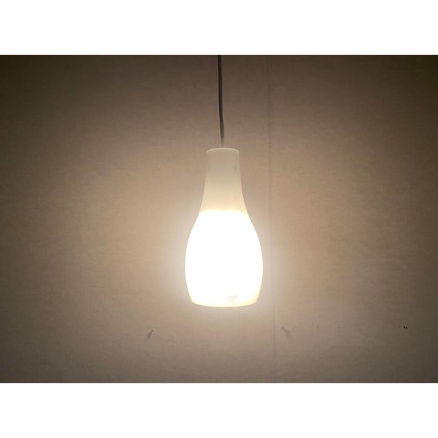 Danish Modern H-2202 Ceiling Lamp in White Opal Glass from Holmegaard For Sale - Image 17 of 18