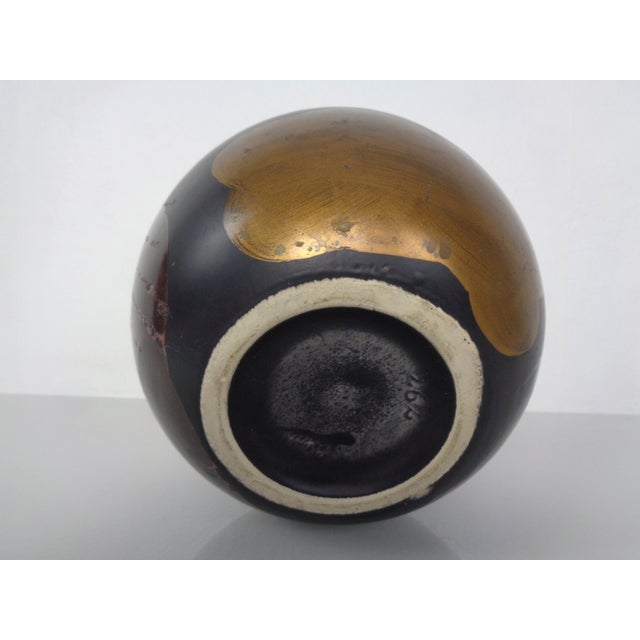 Studio Ceramic Ball Vase, Germany, 1970s For Sale - Image 17 of 18
