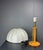 Mid-Century Austrian Hollywood Regency Oak and Brass Table Lamp with Mushroom Shade, 1960s For Sale - Image 14 of 17