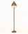 Bradley and Hubbard Brass and Iron Floor Lamp, with articulated lamp shade, marked "Bradley &amp; Hubbard Mfg. Co." to...