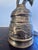 Metal Vintage Gothic Revival Solid Brass Monastery Bell With Ornate Angel Bracket – 20” For Sale - Image 7 of 10