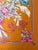 Copper Hermès Regina 1988 Silk Scarf Designed by Menchari Leila For Sale - Image 8 of 12
