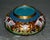 Metal Vintage Chinese Small Cloisonné Bowl With Floral Interior For Sale - Image 7 of 11