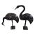 Pair Metal Flamingos Candle Holders For Sale