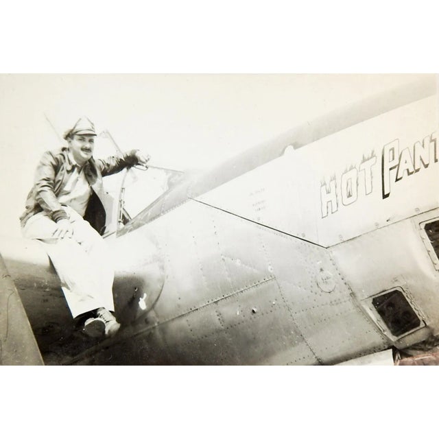 American Vintage Nose Art Wwii P-38 Lightning Hot Pants & Pilot Snapshots - a Pair For Sale - Image 3 of 6