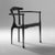 Mid-Century Modern Black Ash Gaulino Spanish Easy Chair by Oscar Tusquets, 2010 For Sale - Image 3 of 10