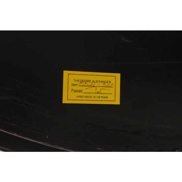 Theodore Alexander Round Bronze Base Center Table For Sale - Image 12 of 12
