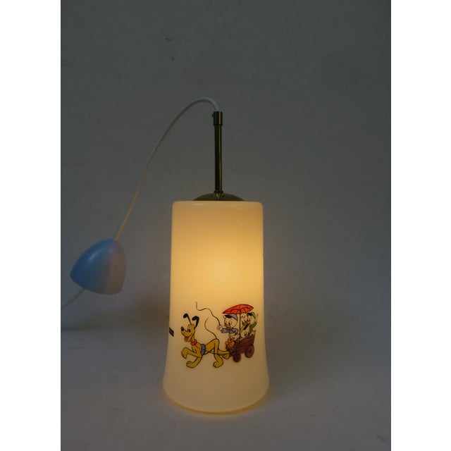 Blue Ceiling Light with Walt Disney Motifs from Doria Leuchten, 1950s For Sale - Image 8 of 18