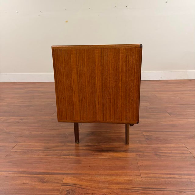 Mid-Century Modern A. Younger Ltd. Lattice Doors Teak Sideboard For Sale - Image 3 of 13