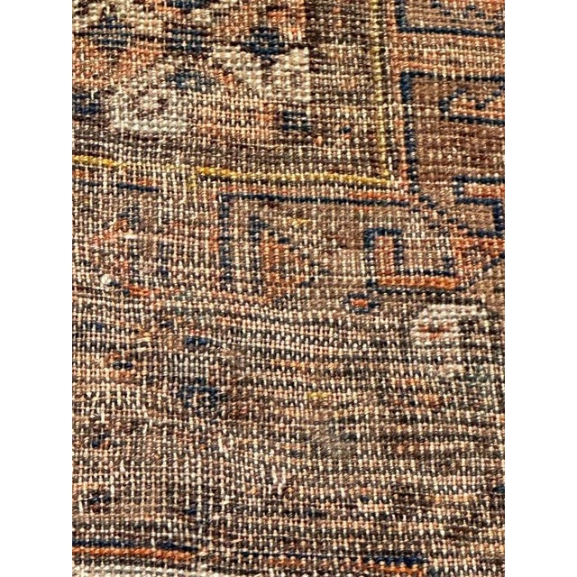 Antique Distressed Shiraz Rug, 1890s For Sale - Image 16 of 18