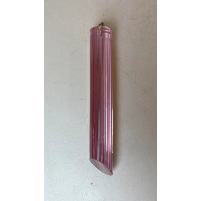 Striated Murano Glass Ceiling Lamp, 1980s For Sale - Image 9 of 12