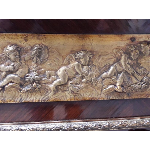 Napoleon III Half-Moon Chest of Drawers For Sale - Image 10 of 17