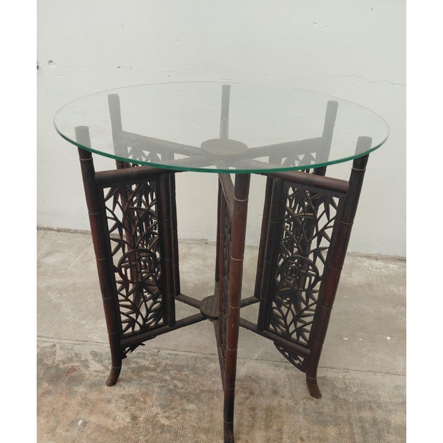 Contemporary Asian Side Table, 1890s For Sale - Image 3 of 4