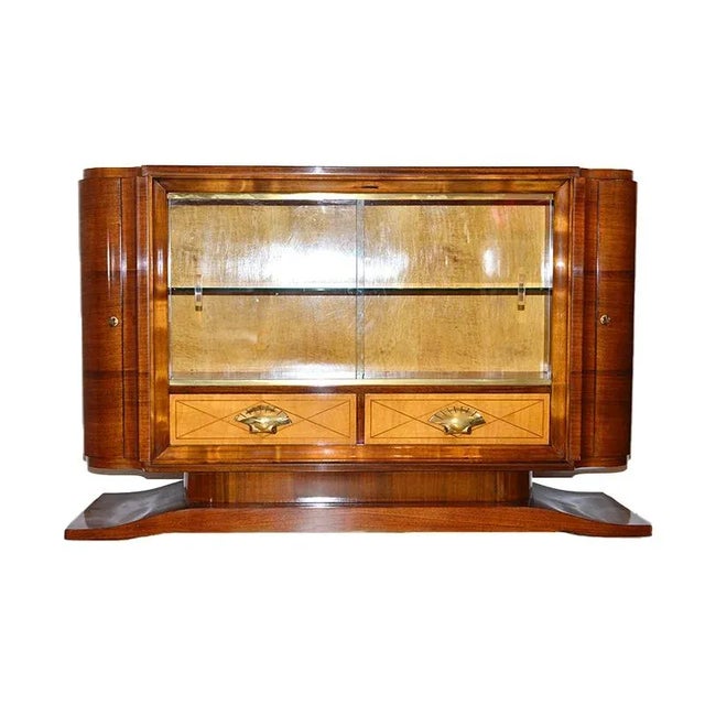1920s Art Deco Sideboard with Recessed Handles For Sale - Image 5 of 5