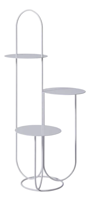 White Trumpet Table by OK Design