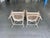 Vintage Coastal Rattan Fan Back Armchairs With Woven Seats, a Pair For Sale - Image 11 of 12