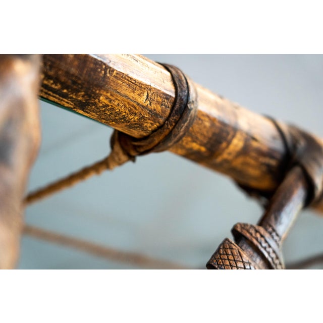 Mid-20th Century African Wood Table For Sale - Image 5 of 17