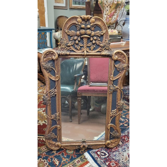 Antique Country French Wall Mirror For Sale - Image 4 of 9