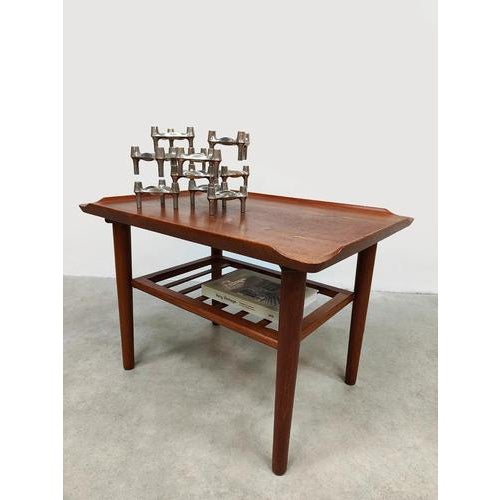 Vintage Scandinavian Teak Coffee Table from Holger Georg Jensen, 1960s For Sale - Image 6 of 8