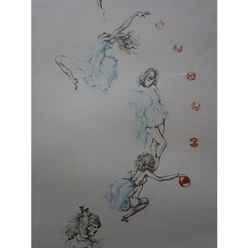 Modern Hans Bellmer, Ball Games, Original Engraving For Sale - Image 3 of 8