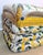 Green 1970s Italian Majolica Stacked Pillows Garden Stool or Ottoman - Trompe l'Oeil Style For Sale - Image 8 of 16