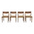 1970s Danish Modern Teak Dining Chairs by Poul Volther - Set of 4 For Sale