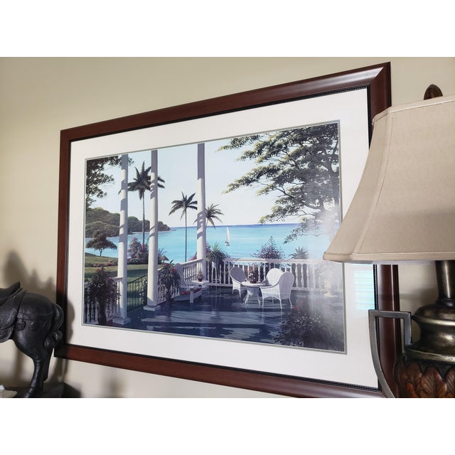 Contemporary "Caribbean Comfort" by Bill Saunders For Sale In Savannah - Image 6 of 7