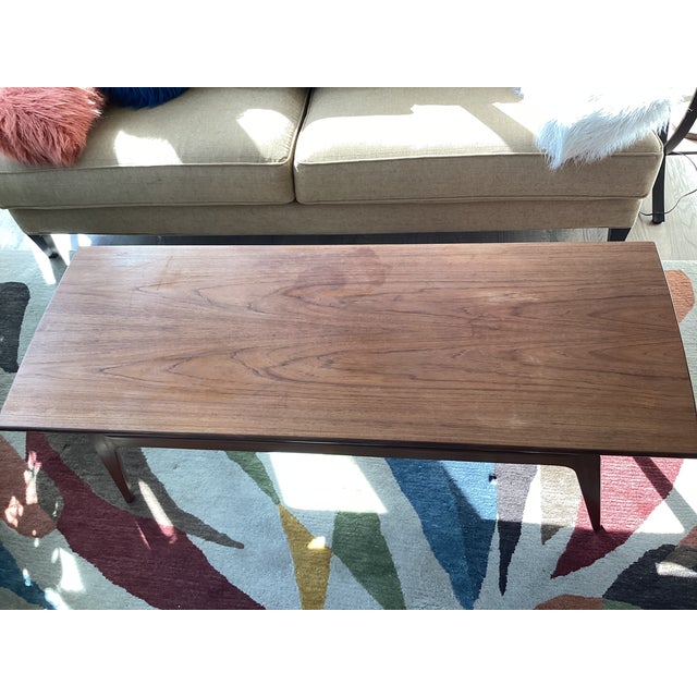 Vintage Midcentury Modern Teak Coffee Table With Lift Top Dining Table For Sale - Image 4 of 18