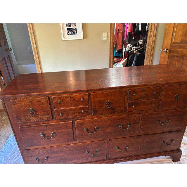 Lexington Furniture 1990s Bob Timberlake for Lexington 12-Drawer Cherry Dresser For Sale - Image 4 of 8