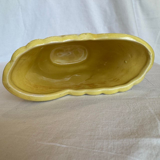 Art Deco Vase Yellow Belle Kogan for Fredericksburg Arts Pottery Planter For Sale In Dallas - Image 6 of 9