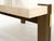 Solid Bronze Base Thick Square Solid Travertine Top Coffee Center Table For Sale - Image 10 of 12