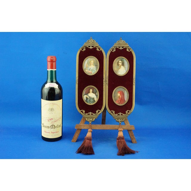 Herme and Says, Miniatures, 1900s, Cellulose, Framed, Set of 2 For Sale - Image 3 of 18