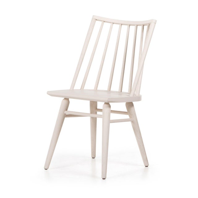 2020s Four Hands Lewis Windsor Chair - Off White Oak Solid For Sale - Image 5 of 12