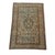 Vintage Malayer Rug | Ivory and Light Blue Central Medallion | 4x7 For Sale - Image 4 of 6