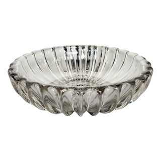 Crystal Trinket Tray by P. Davesn, France, 1970 For Sale